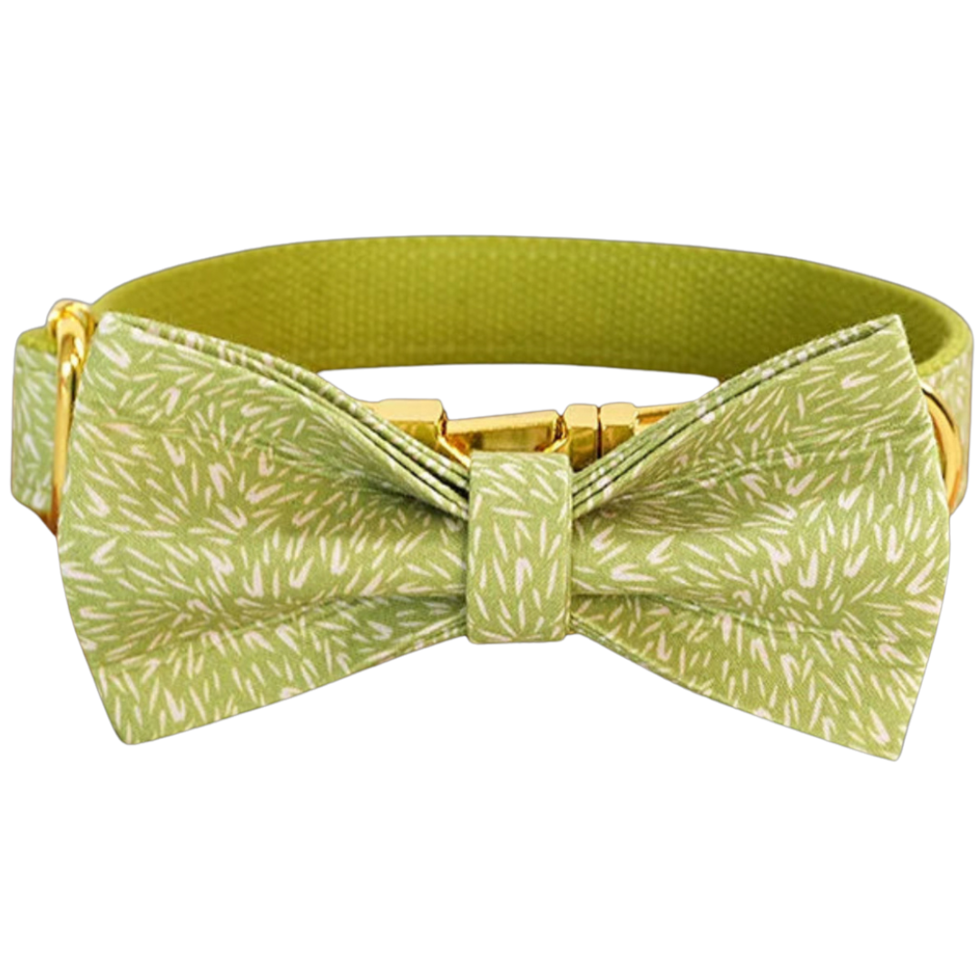 🌿 WILLOW BREEZE COLLAR & BOW