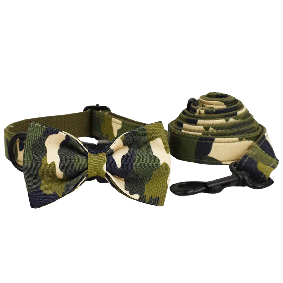🎖️🌿 THE CAMO COLLAR & LEASH SET