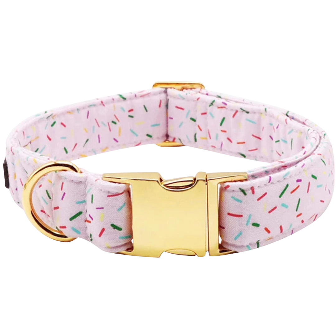 🍩✨  SWEET SPRINKLE COLLAR & BOW